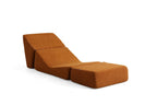 1-Seater Sofa Beds Origami Convertible - Matt Orange