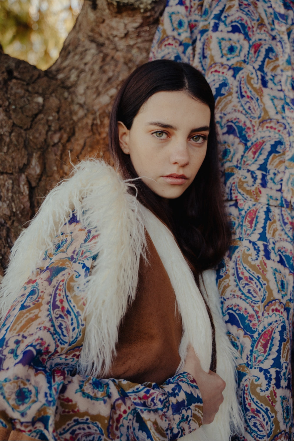 Chaqueta con efecto ante The Aretha Folk