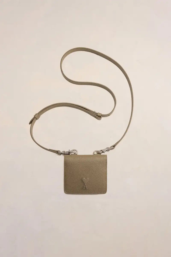 Ami Paris - Card Holder – Taupe