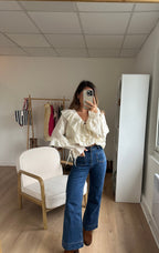 Iris Blouse Ecru