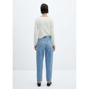 Jean Mom Taille Haute - Medium Blue