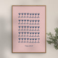 Life Of Van Dijk - Happyweekend Pink/Blue