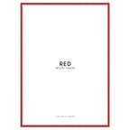 Roter Holzrahmen Acrylglas