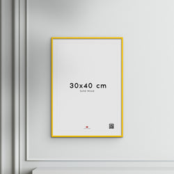Cornice In Legno Giallo Acrilico