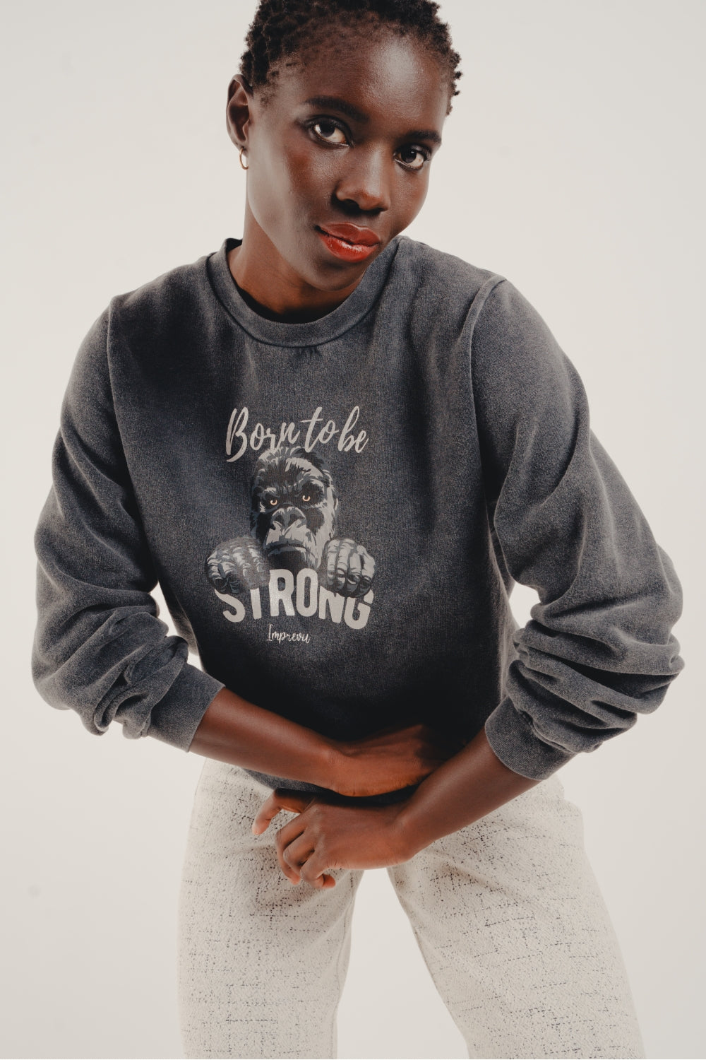 Le Sweatshirt Eddie Born To Be Strong