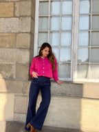 Charlie Pink Fuschia Cardigan