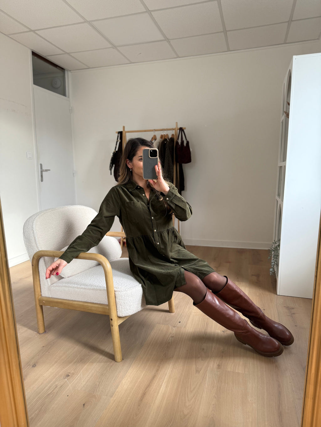 Victoria Dress Khaki