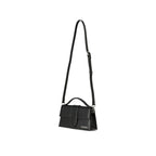 Jacquemus - Sac Le Grand Bambino - Silver Logo - Femme - Black