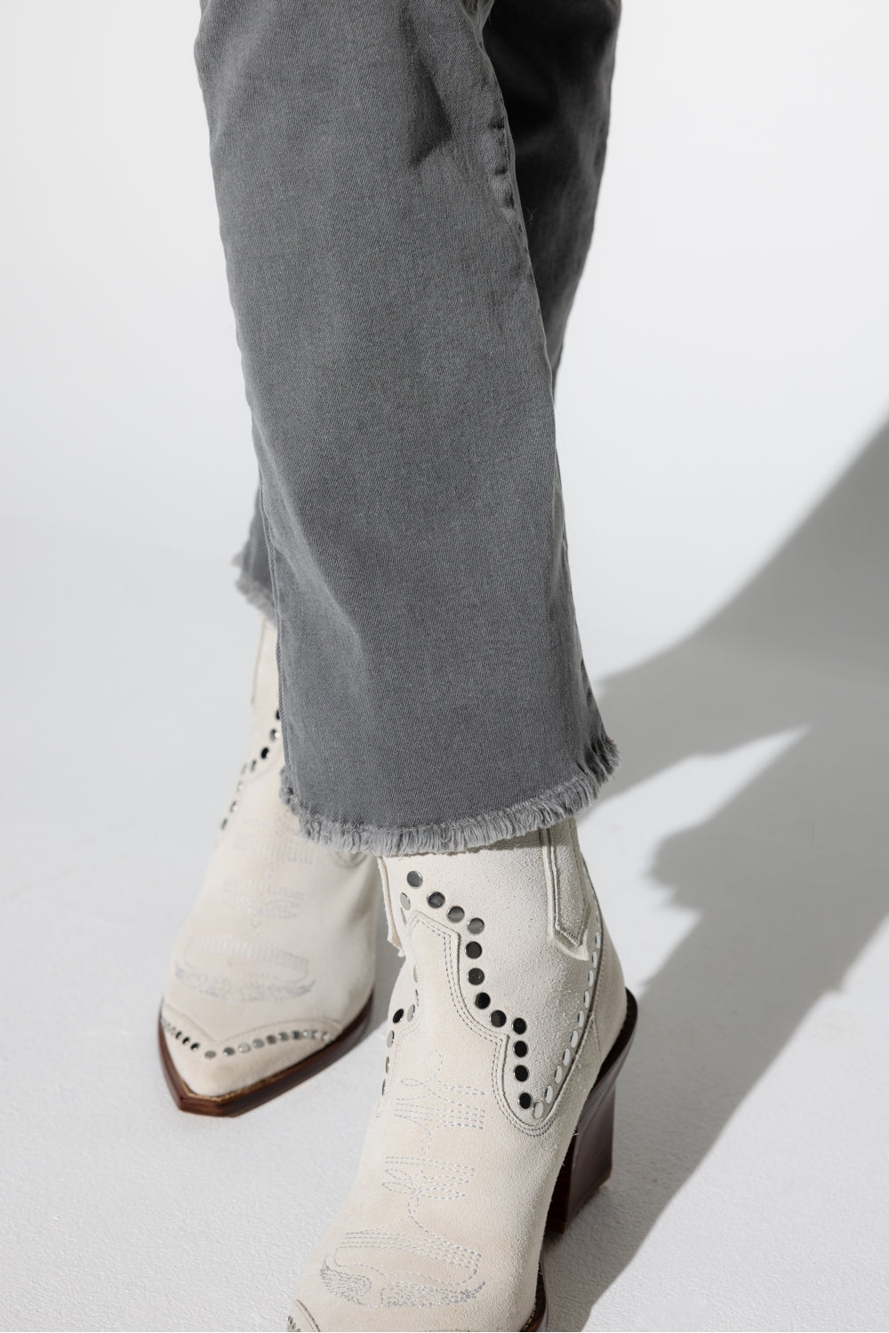 Jeans Davis Bootcut Tvättade - Grå