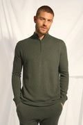 Pull Camionneur - Nour - Kaki Chiné