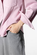 The Jacob Eco Jean Pink Overshirt