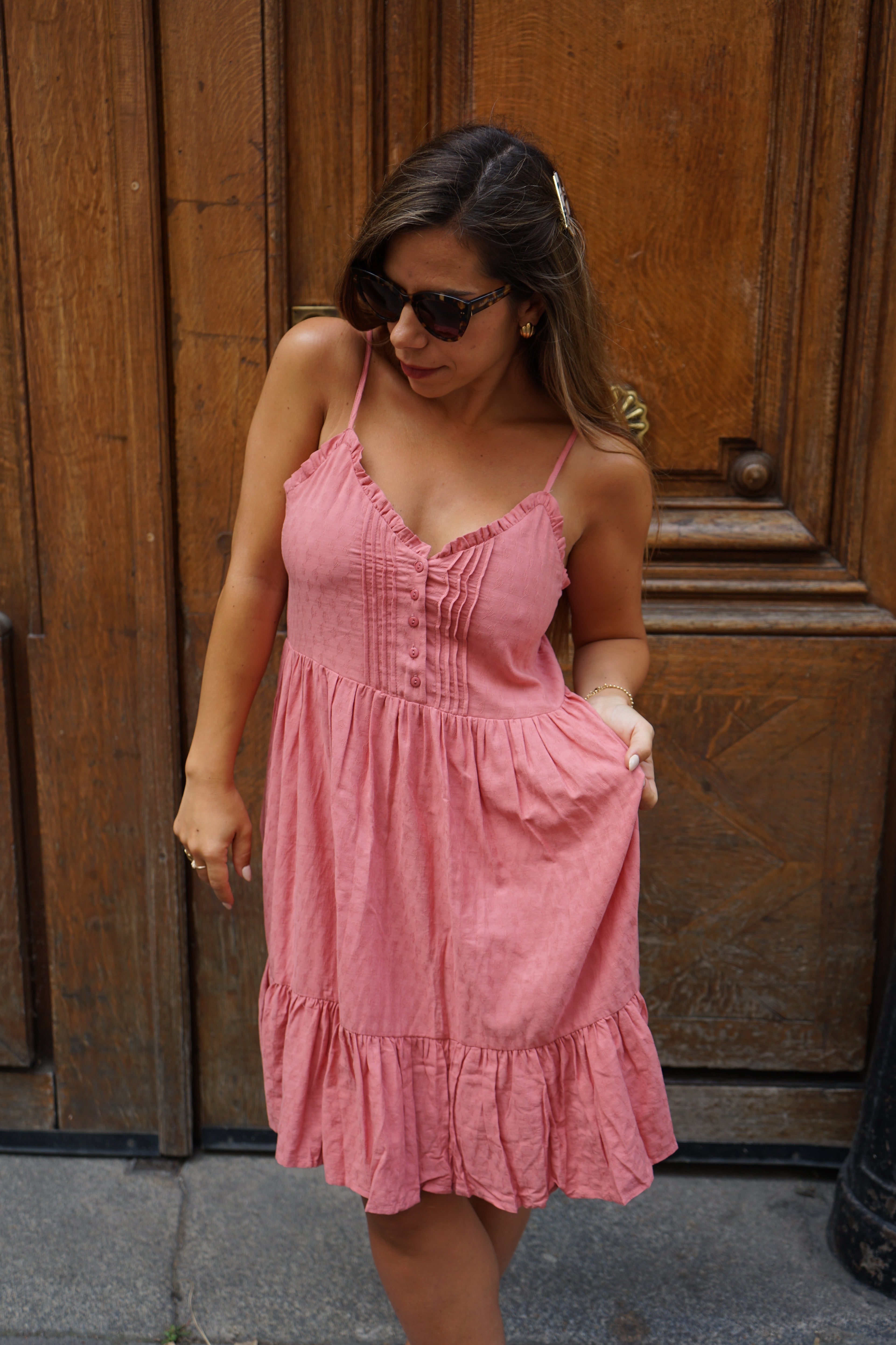 Léonie Bois De Dress - Pink