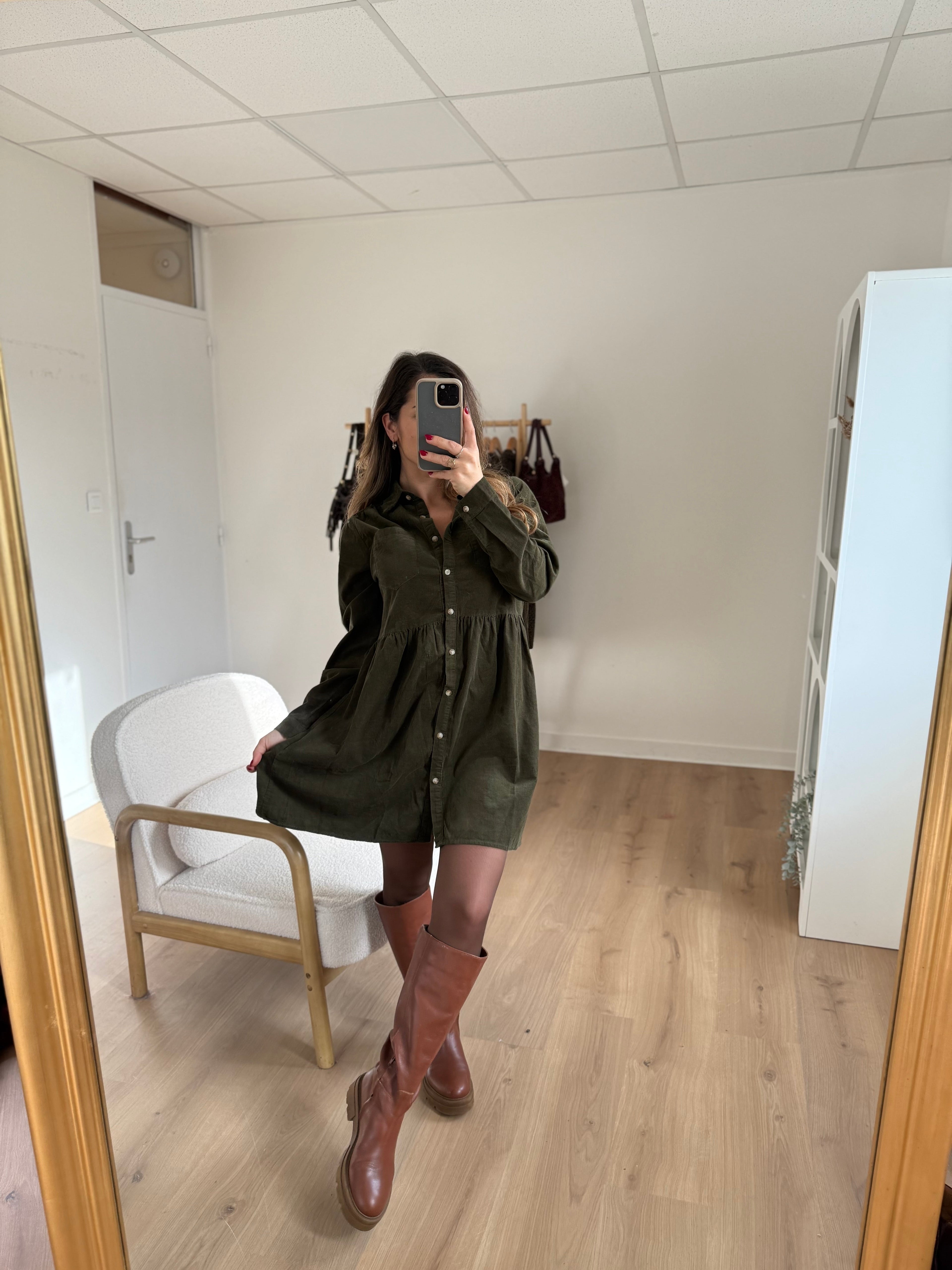Victoria Dress Khaki