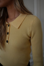 Pull Fin Marissa - Jaune