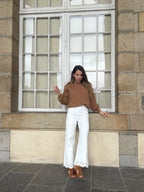 Vaqueros capri con bordado Lola