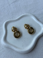 Pendientes Vintage - Colgantes Dorados