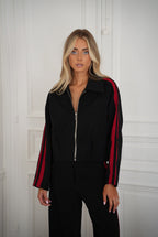 Chaqueta con cremallera Fantine - Negro