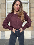 Burgundy Alice Shirt