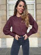 Burgundy Alice Shirt