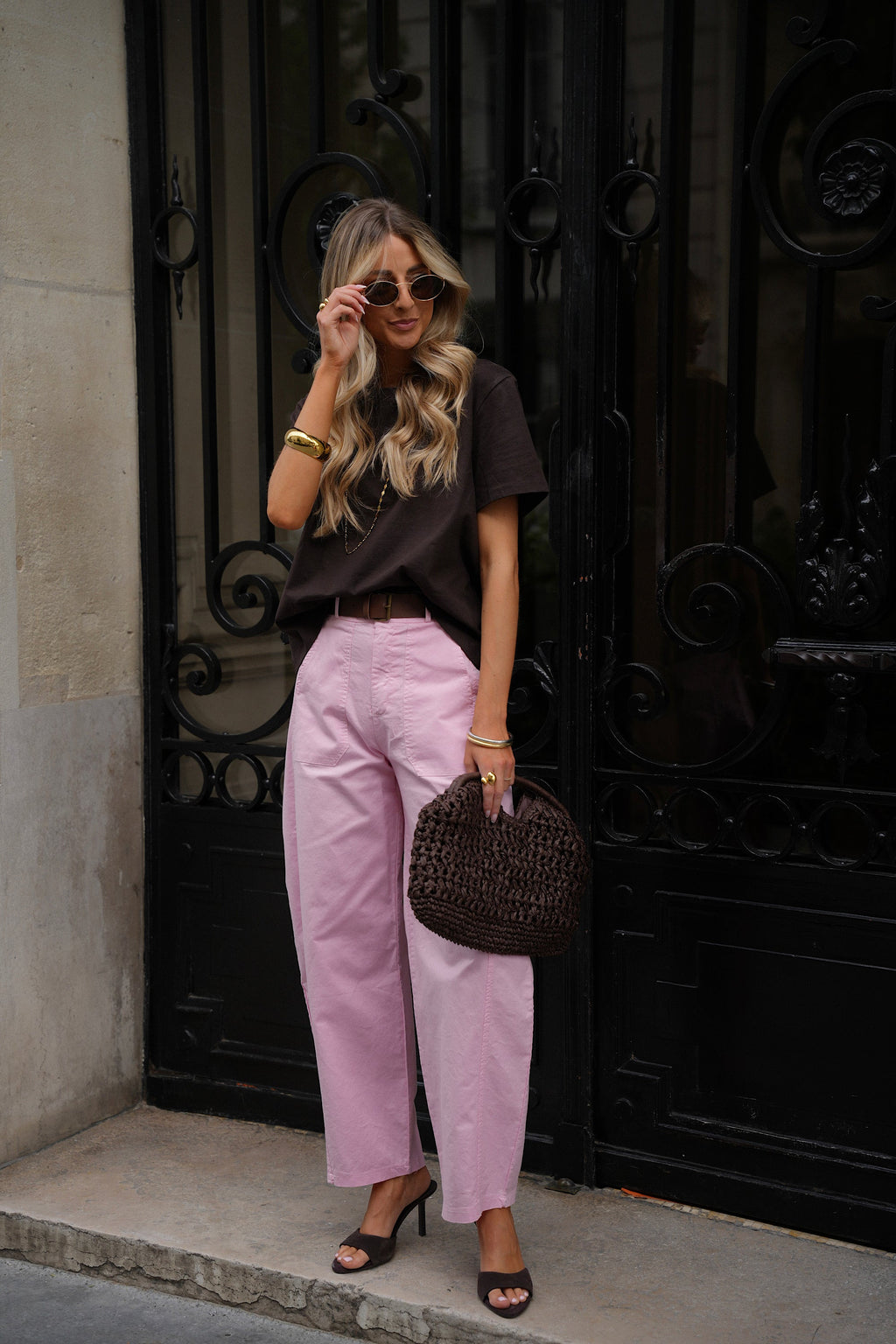 Jay Balloon Pants - Pink