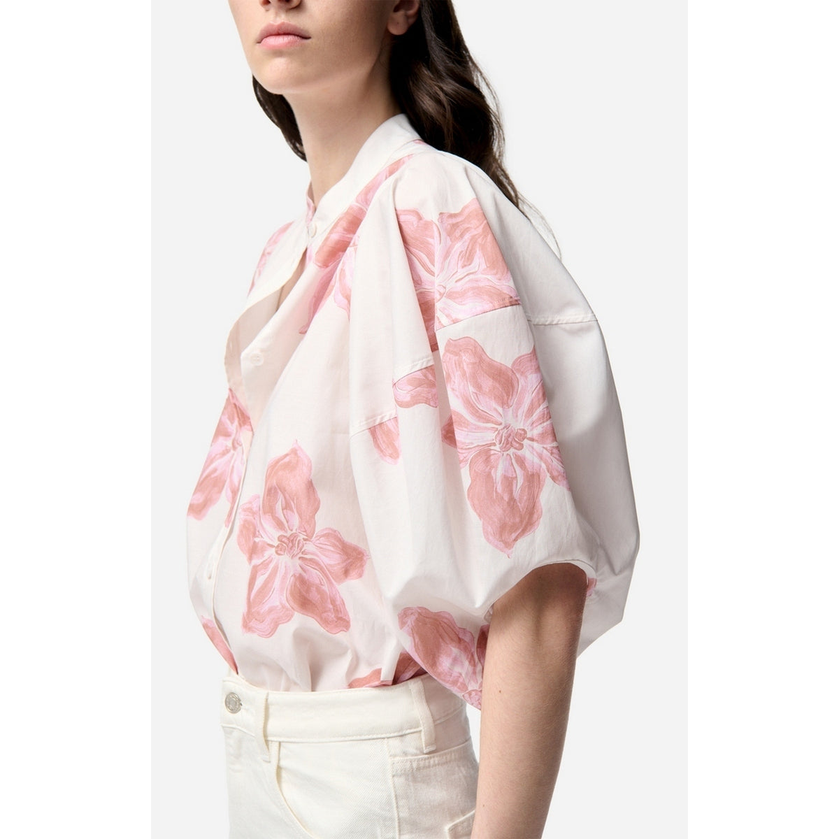 Felicie Short-Sleeved Blouse - Quartz