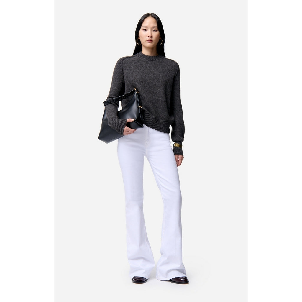 Pull Col Rond Fresia - Anthracite
