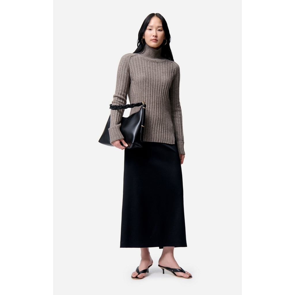 Stehkragenpullover Faucon - Taupe
