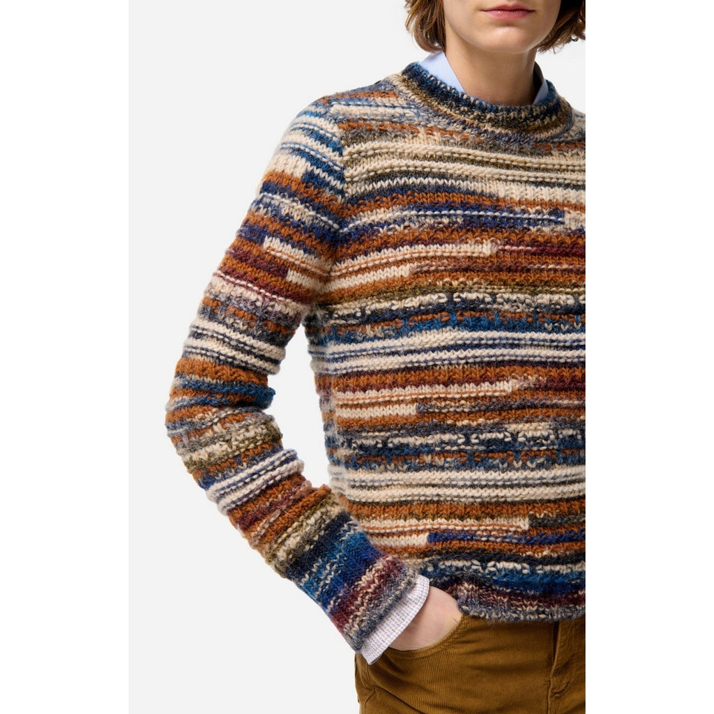 Fabrizio Crew Neck Jumper - Multicoloured