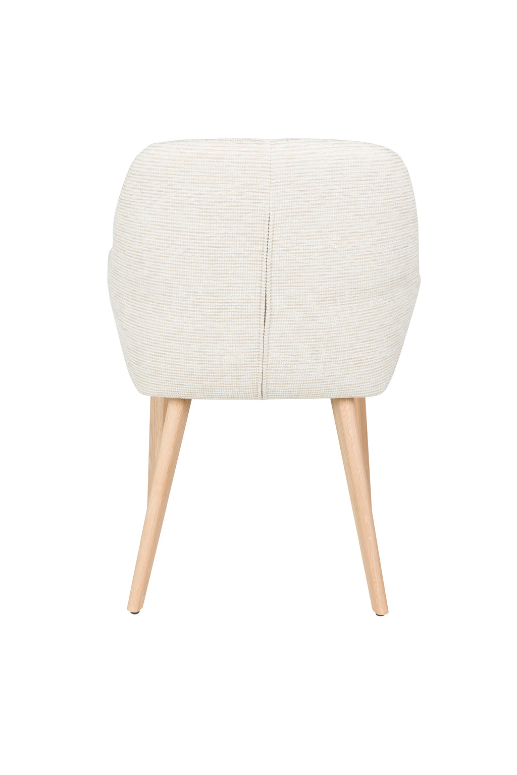 Loua - Dining Chair - Polyester - Off-White/Off-White