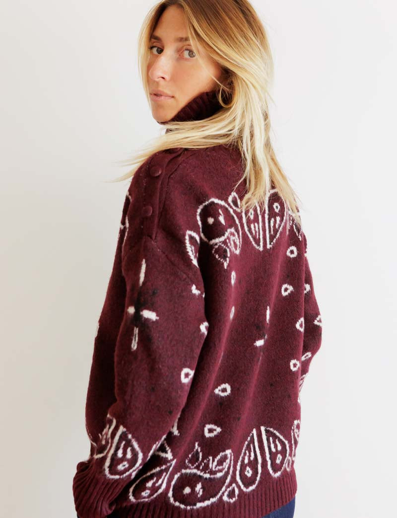 Maglione Bordeaux Berel