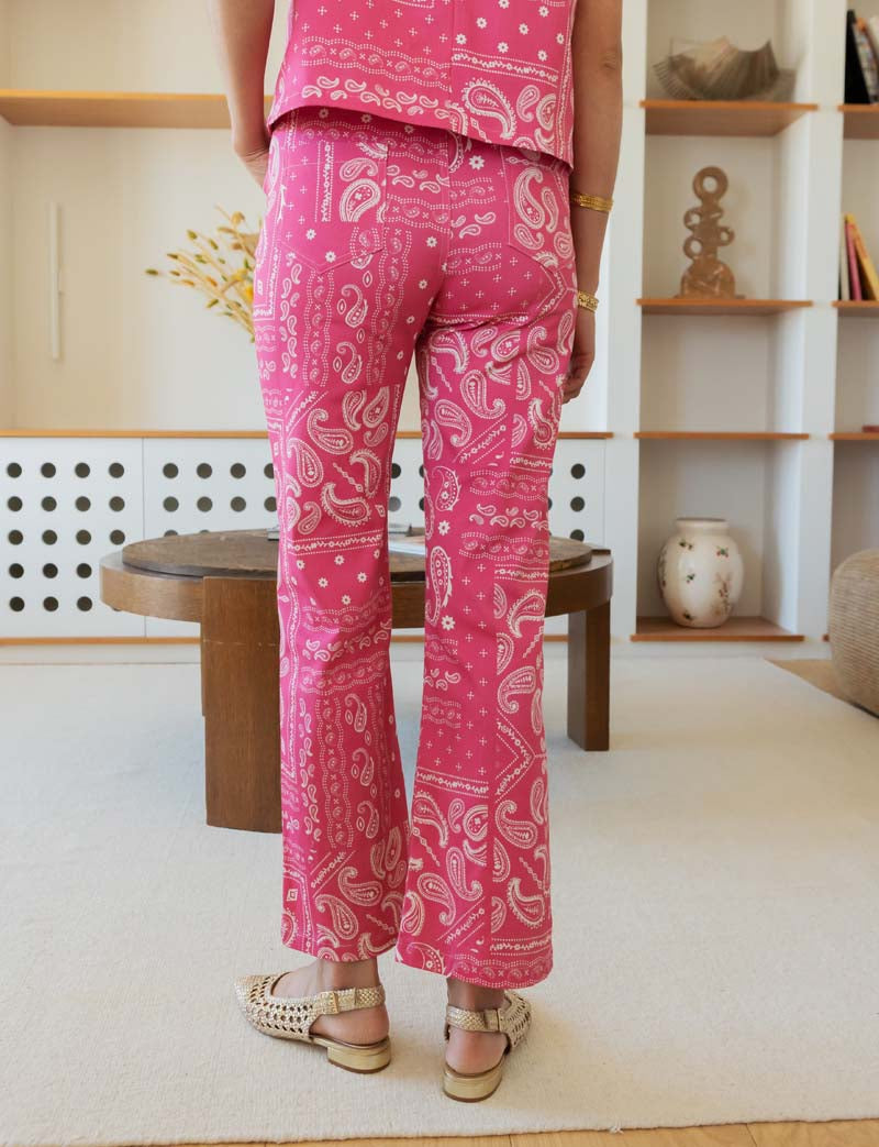 Jony Pink Bandana Jeans