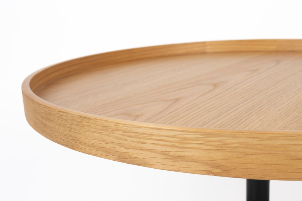 Yuri L - Table D'Appoint - Placage de chêne - Chêne/Marron