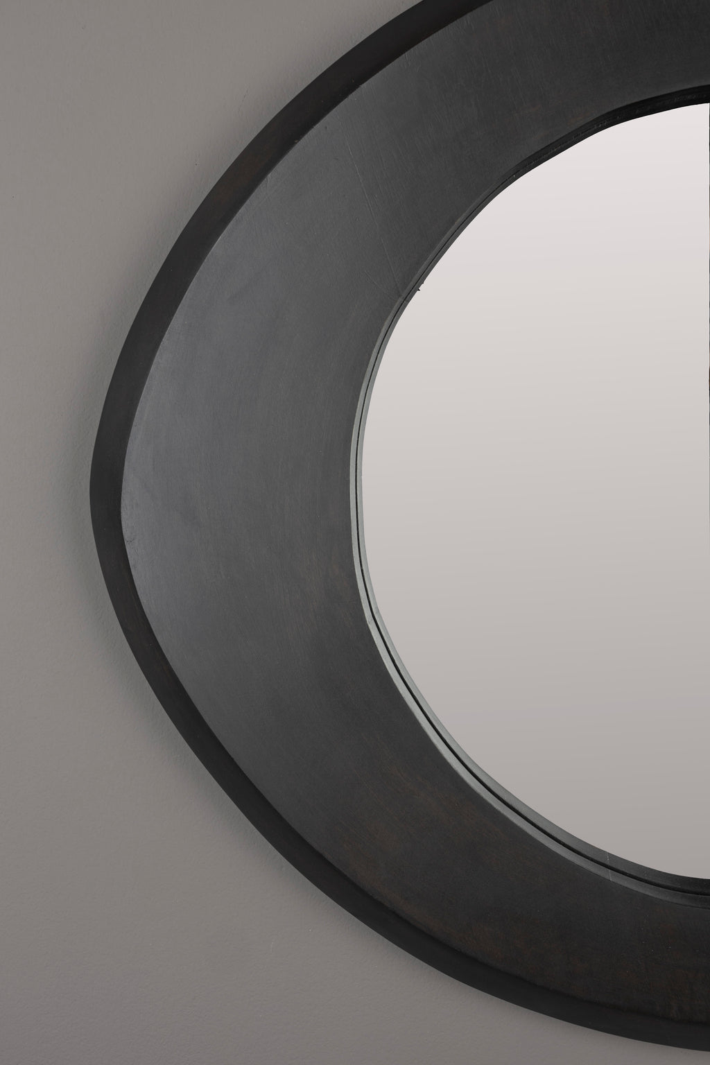 Aren S - Espejo - Madera de mango - Negro