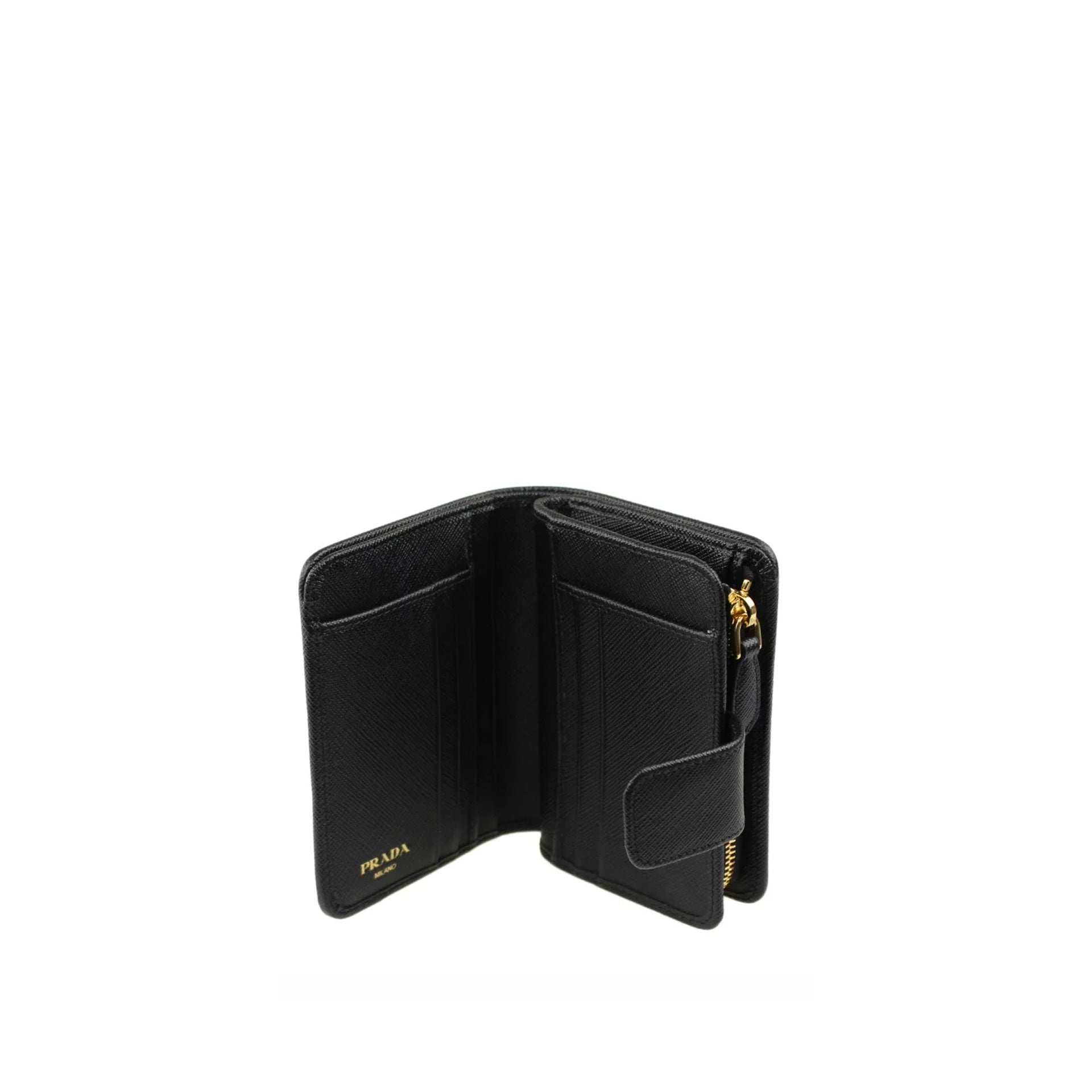 Prada - Cartera De Nylon Y Piel - Mujeres - Negro
