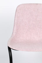 Thirsty - Juego de 2 Sillas de Comedor - Plástico Reciclado - Rosa Pálido