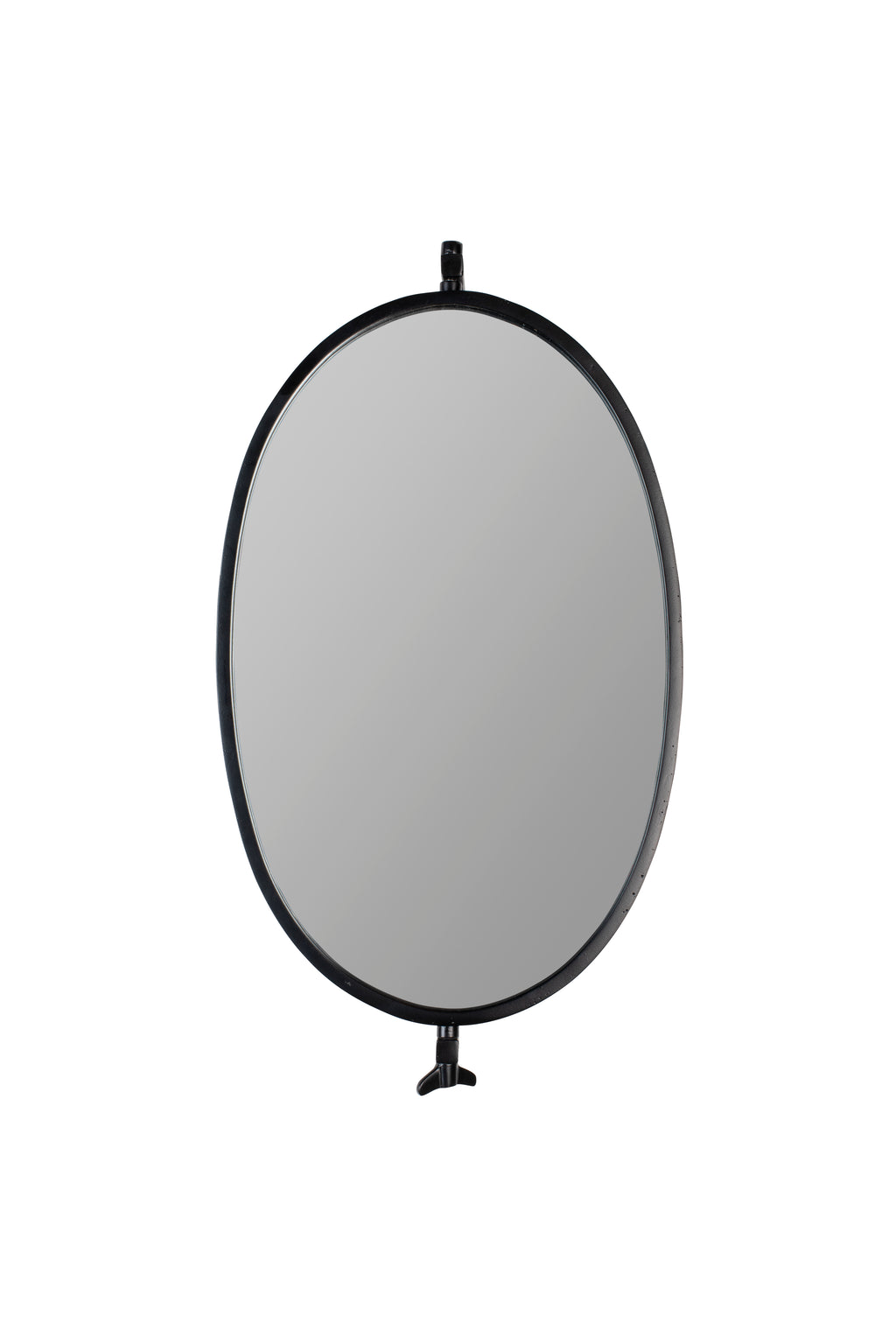 Lara - Miroir - Fer - Noir/Doré