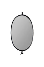Lara - Miroir - Fer - Noir/Doré