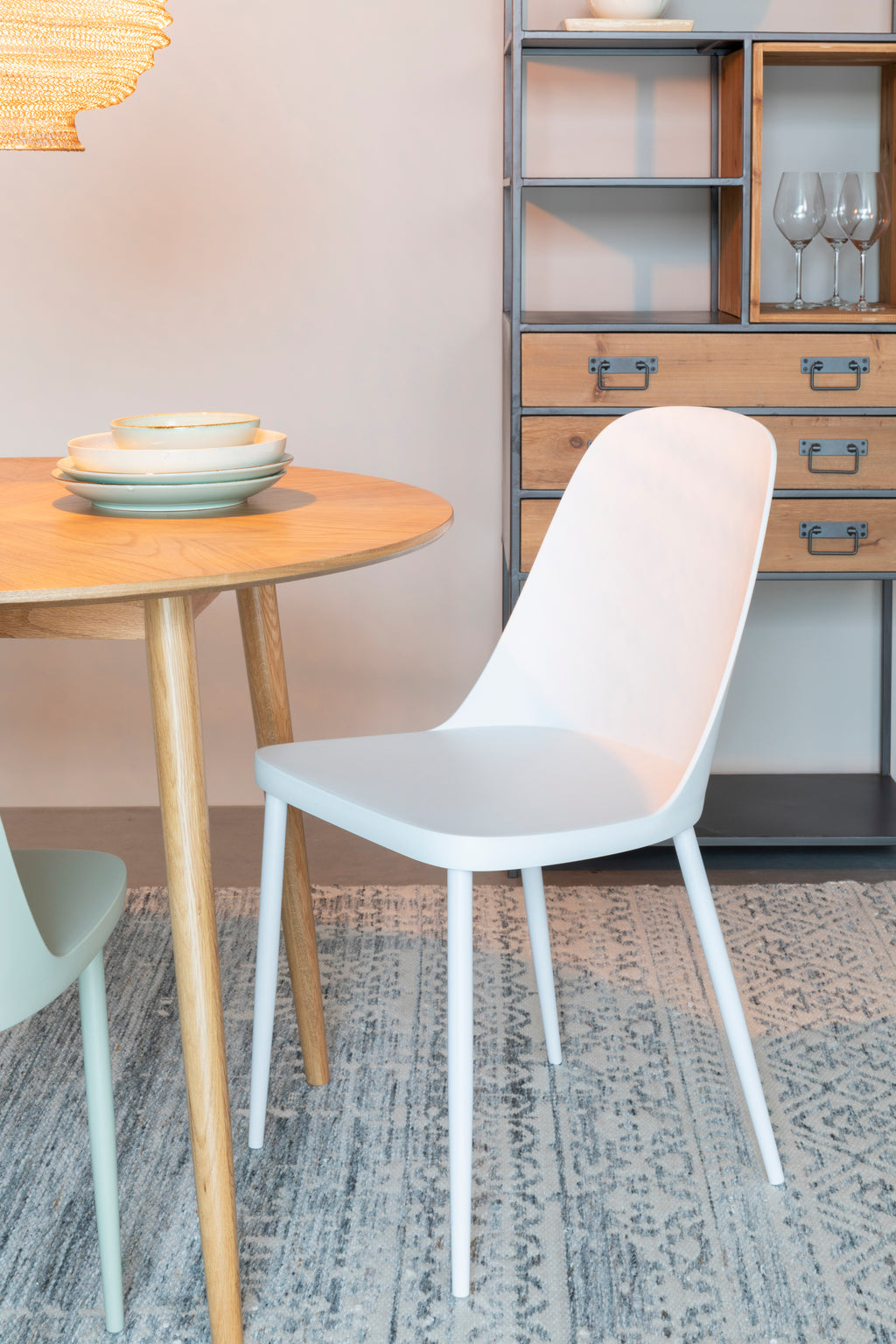 Pip All - Lot De 2 Chaises De Salle À Manger - Plastique polypropylène - Blanc