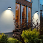 Loopin - Decorative Solar Wall Light - Steel - Black