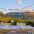 Bolly - Guirlande Solaire Hybride - Plastique - Blanc