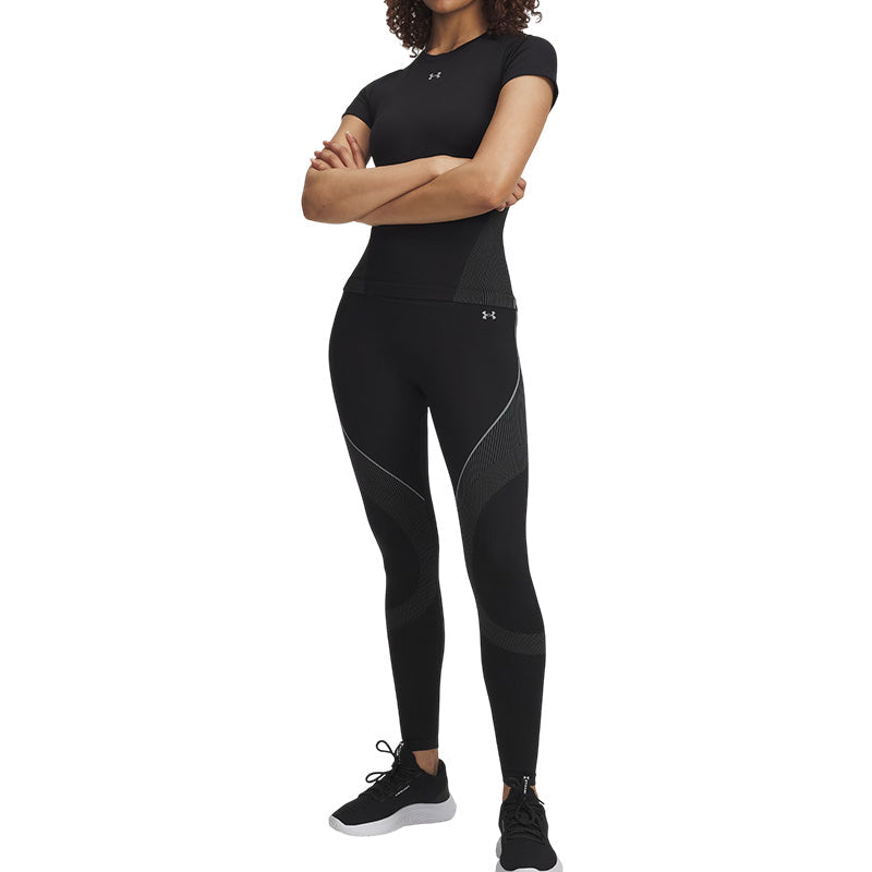 Leggings Vanish Seamless - Black, Steel - Donna