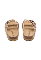 Sandalias doradas - Mujer