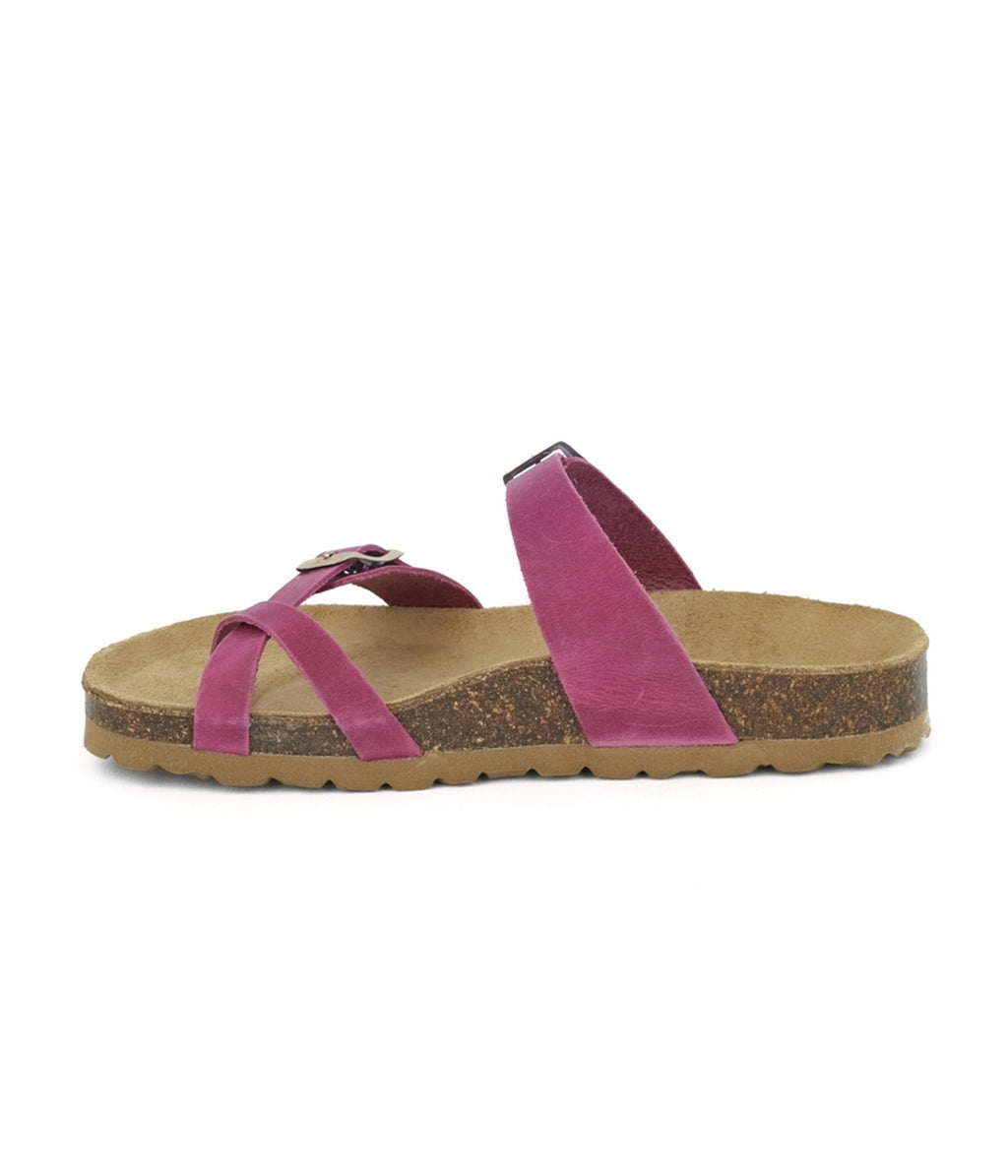 Sandalias Fucsia - Mujer