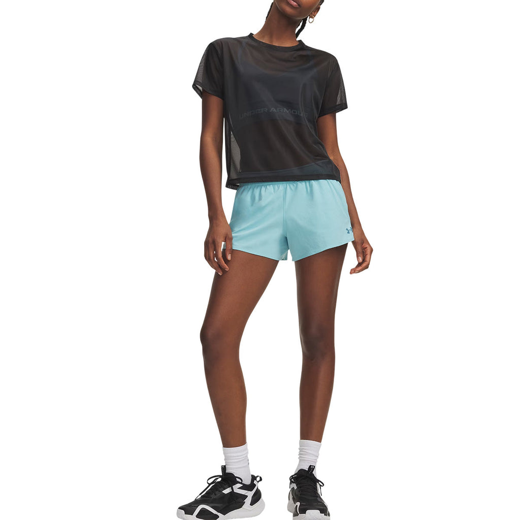 Short Donna Under Armour TECH PLAY UP 3IN COLORBLOCK