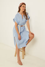 Robe - Indigo - Femme