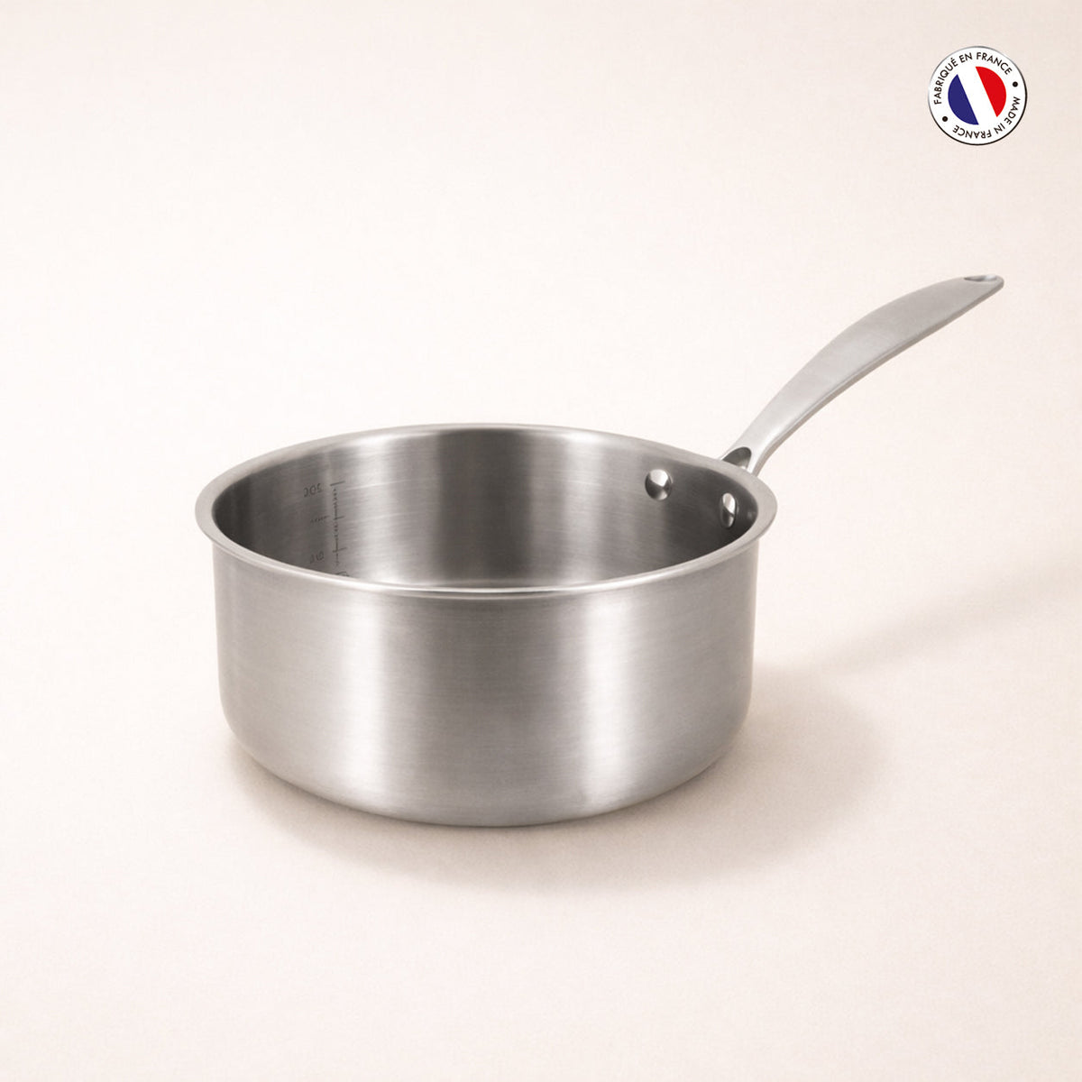 Triply - Casserole - Acier Inoxydable Triple Couche - 16 Cm 🇫🇷