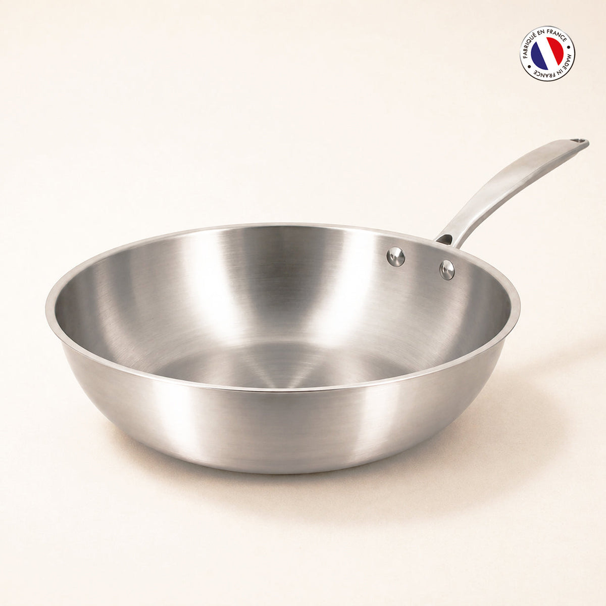 Triply - Wok - Acier Inoxydable Triple Couche - 28 Cm 🇫🇷