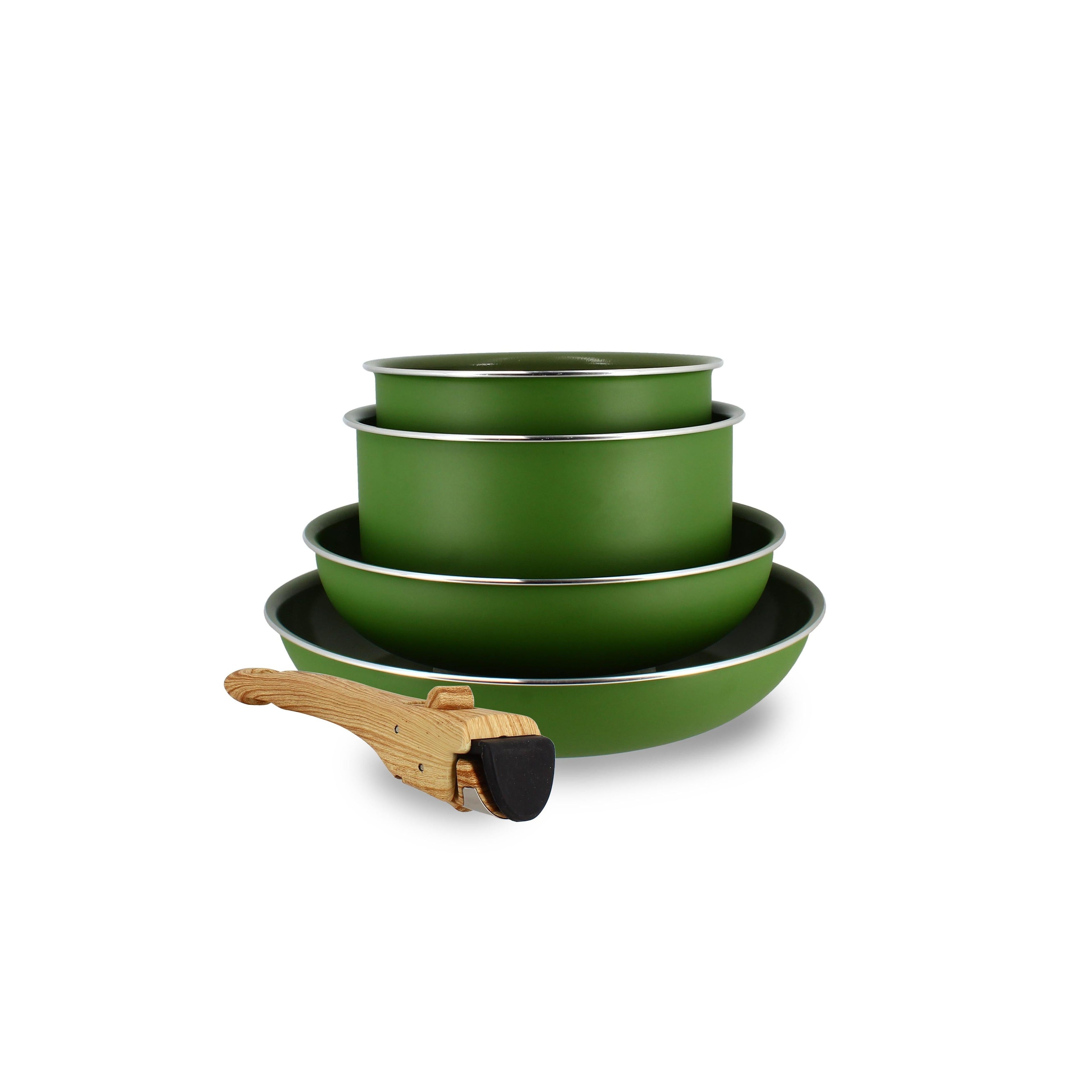 Set De 5 Pièces En Aluminium Recyclé Amovible