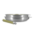 Aglaé - Set de 2 sartenes con mango extraíble - Acero inoxidable