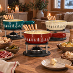 Montagne - Fondue Set With 6 Forks - Cast Iron - 1.9L